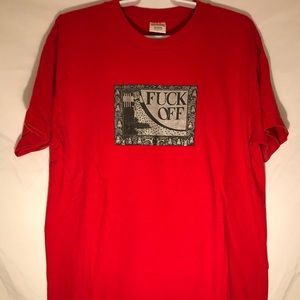 Supreme Fuck Off Tee Red